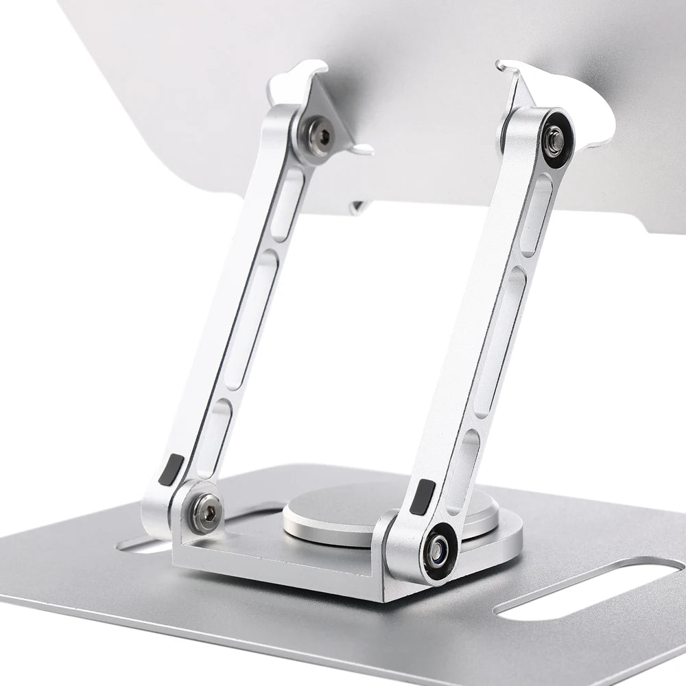 UPERFECT Adjustable Computer Stand with 360 Rotating Base Folding Laptop Riser for Desk Notebook MacBook Monitor up to 19inch