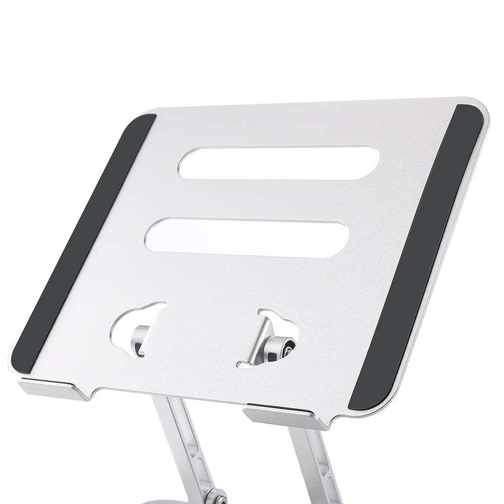 UPERFECT Adjustable Computer Stand with 360 Rotating Base Folding Laptop Riser for Desk Notebook MacBook Monitor up to 19inch