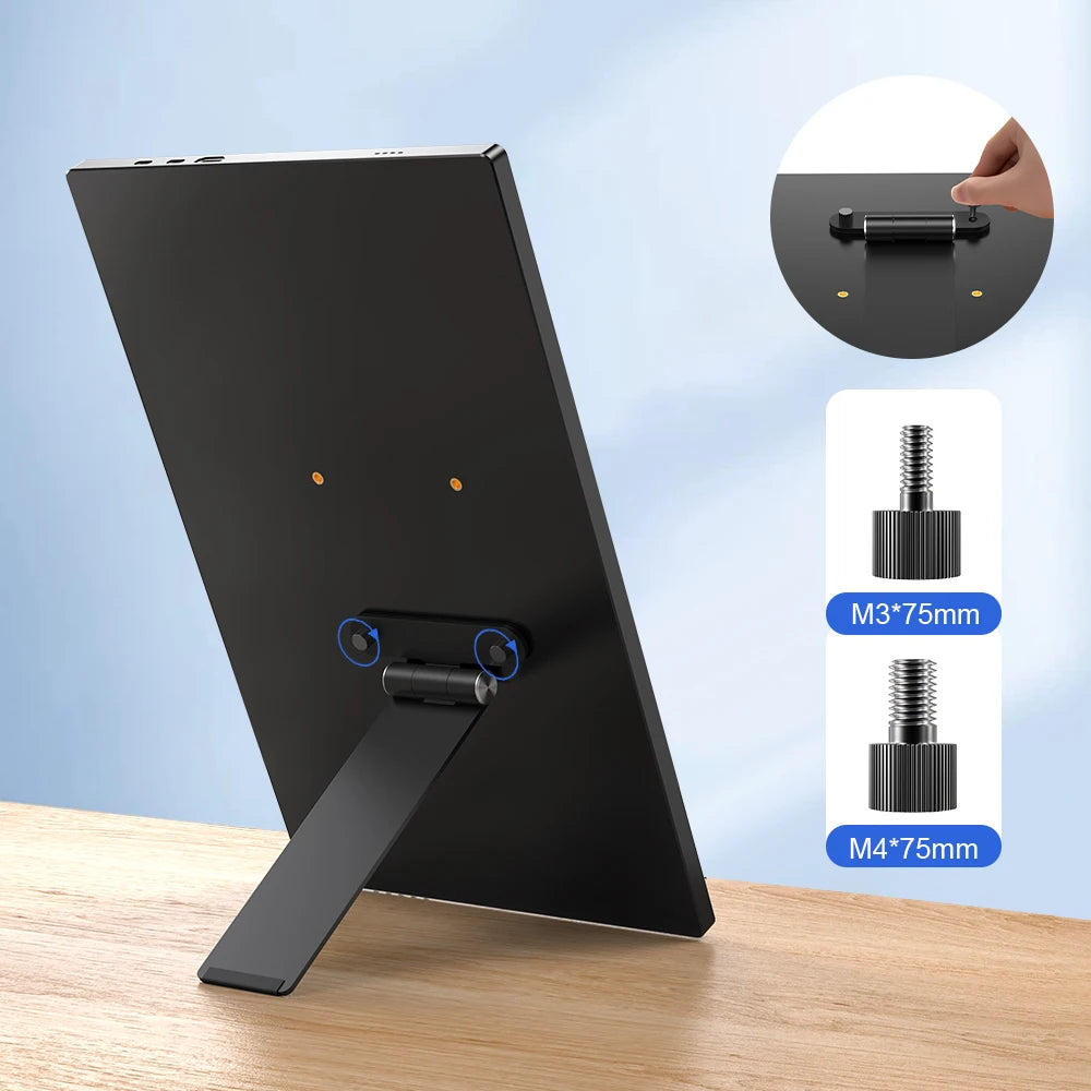 UPERFECT VESA Monitor Stand Arm with Hand Screw M3/M4 Desk Mount suit 7 to 18 inch Portable Monitor Freestanding VESA Monitor