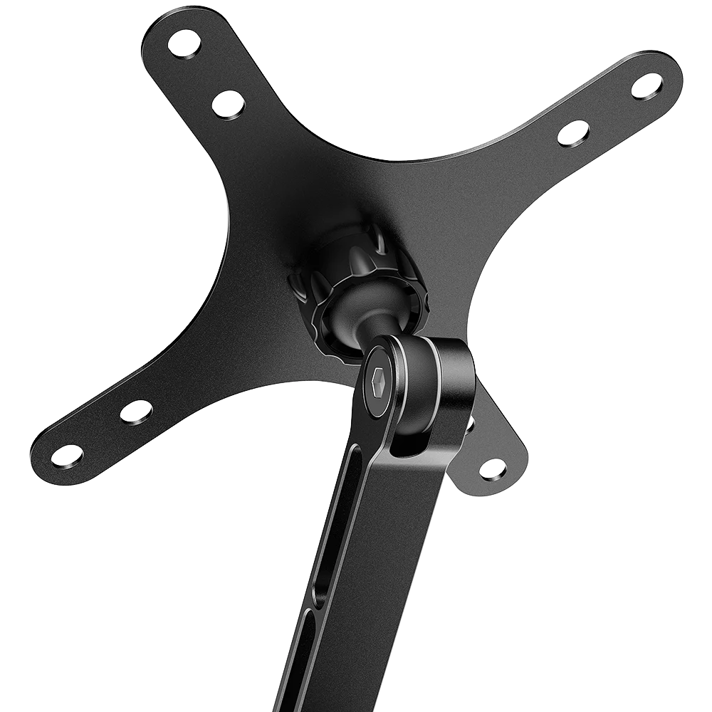 UPERFECT VESA Monitor Desk Mount Single Monitor Stands Freestanding Fits 12'' to 22'' Computer Screen with Height Adjustable