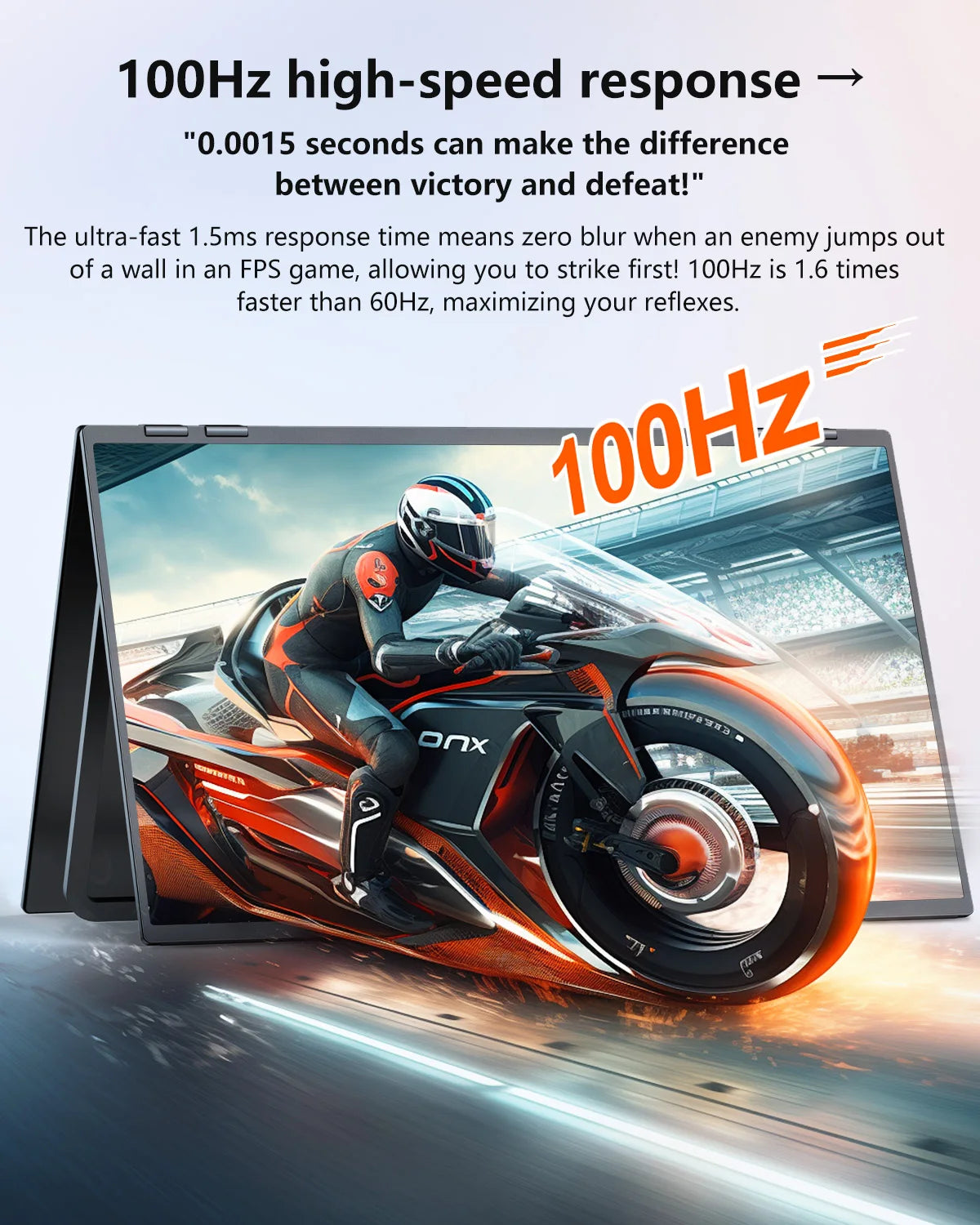 UPERFECT Delta 23.8" 100Hz Dual Portable Monitor 1080P Stacked Displays USB-C HDMI Triple Laptop Screen Extender for Laptop PC