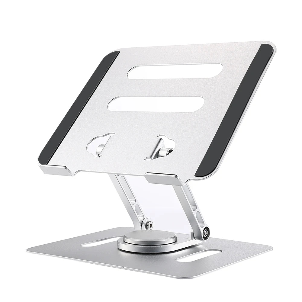 UPERFECT Adjustable Computer Stand with 360 Rotating Base Folding Laptop Riser for Desk Notebook MacBook Monitor up to 19inch