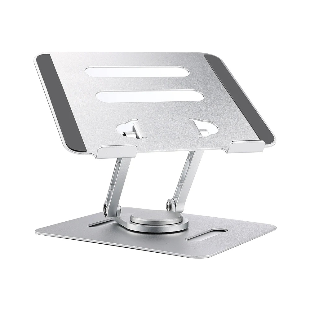 UPERFECT Adjustable Computer Stand with 360 Rotating Base Folding Laptop Riser for Desk Notebook MacBook Monitor up to 19inch