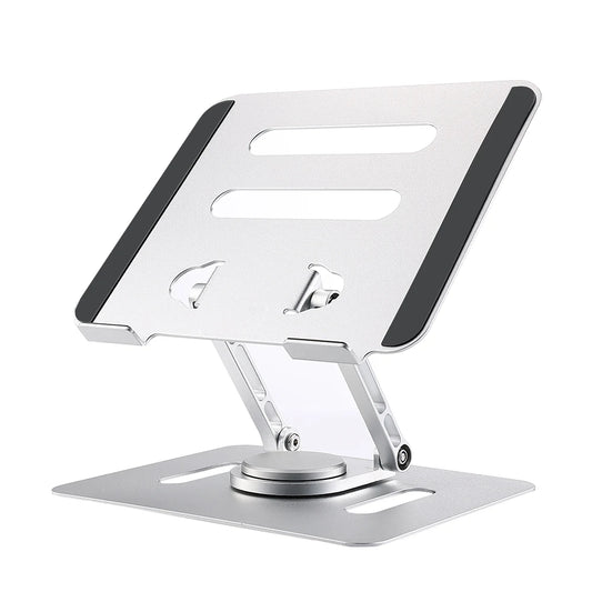 UPERFECT Adjustable Computer Stand with 360 Rotating Base Folding Laptop Riser for Desk Notebook MacBook Monitor up to 19inch