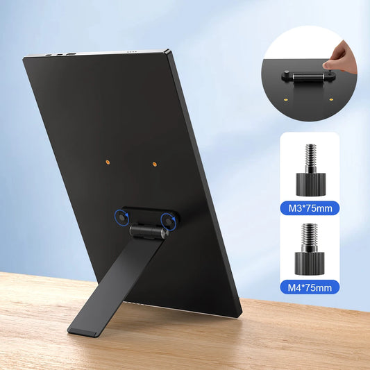 UPERFECT VESA Monitor Stand Arm with Hand Screw M3/M4 Desk Mount suit 7 to 18 inch Portable Monitor Freestanding VESA Monitor