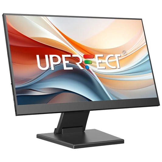 UPERFECT Portable Monitor Stand Holds up to 1.2kg Metal Folding VESA Mount for 15"-22" Displays fits VESA Hole 75x75mm&100x100mm